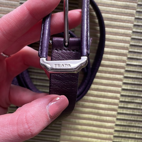 Selling purple PRADA cinch belt! - Picture 2 of 3